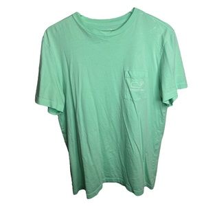 Vineyard Vines Blue/Green Whale Top